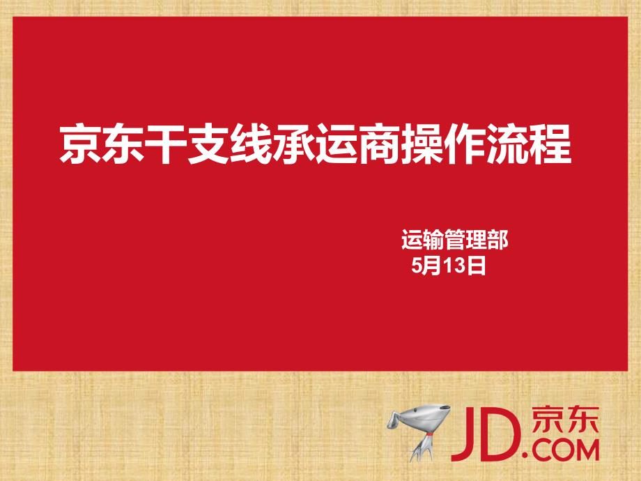 京东承运商考核规范培训精编版课件_第1页