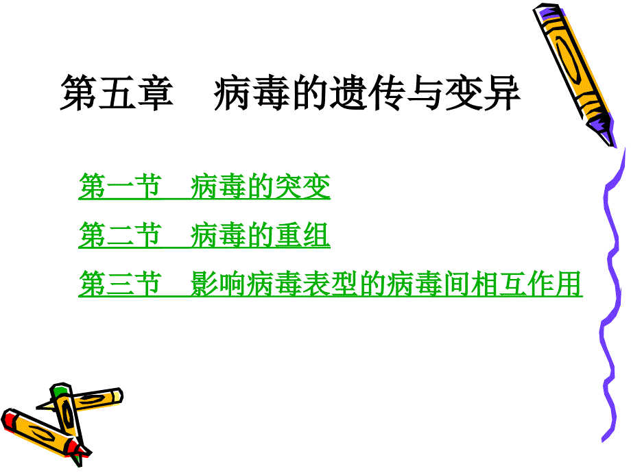 病毒学-第五章--病毒的遗传与变异 (1)_第1页