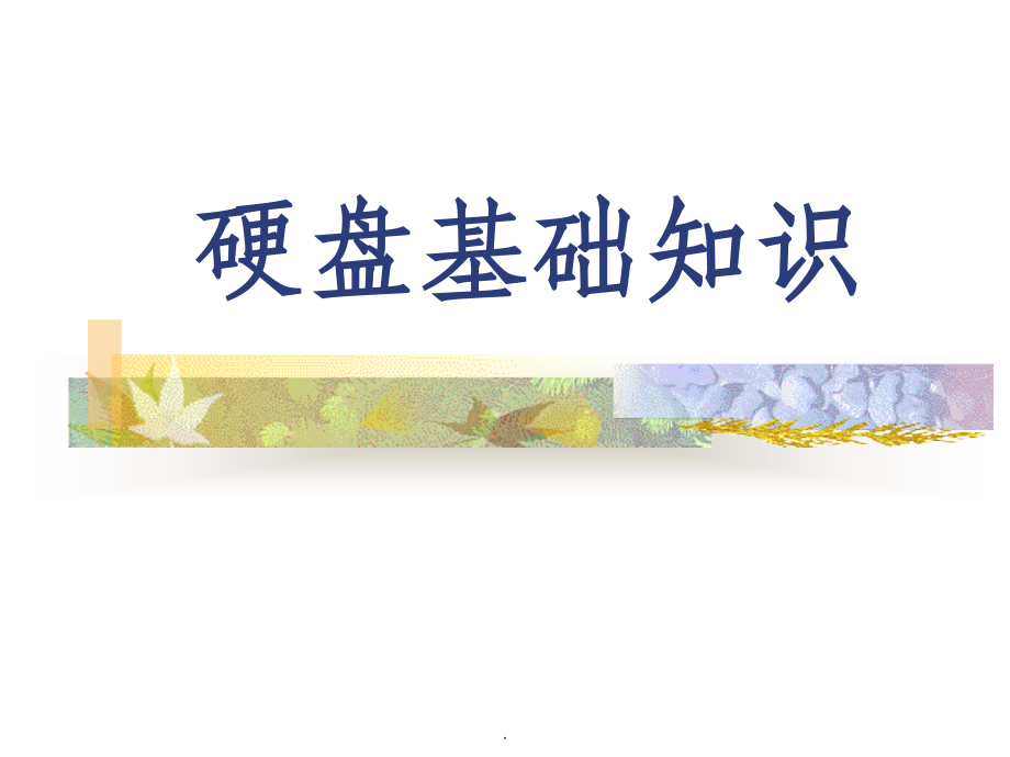 硬盘基础知识.ppt课件_第1页