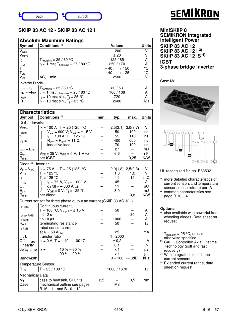SKIIP83ACI2T1 西门康模块_第1页
