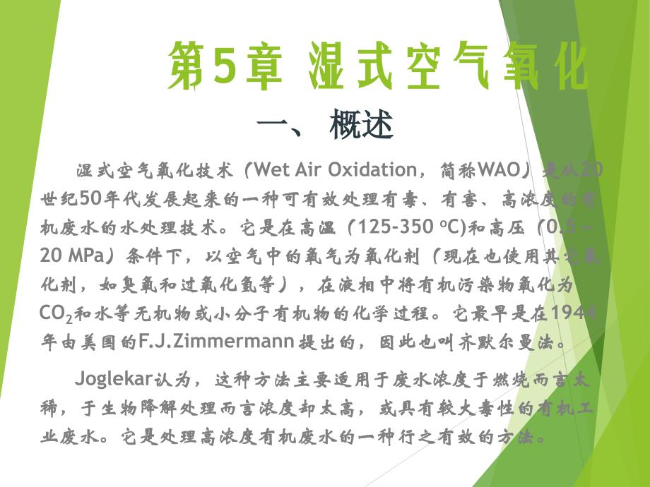 第二章湿式空气氧化t整理.ppt_第1页