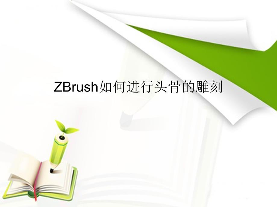 如何进行头骨的雕刻PPT课件_第1页