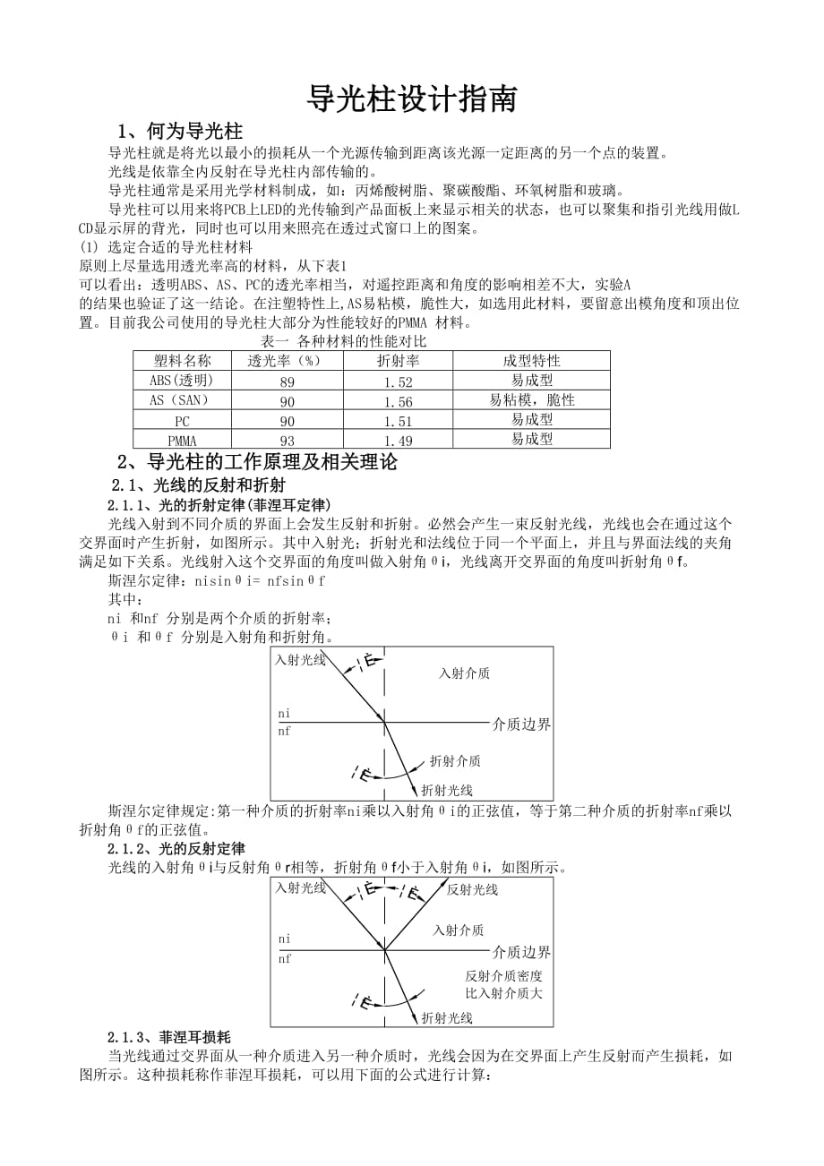 导光柱设计指南.doc_第1页