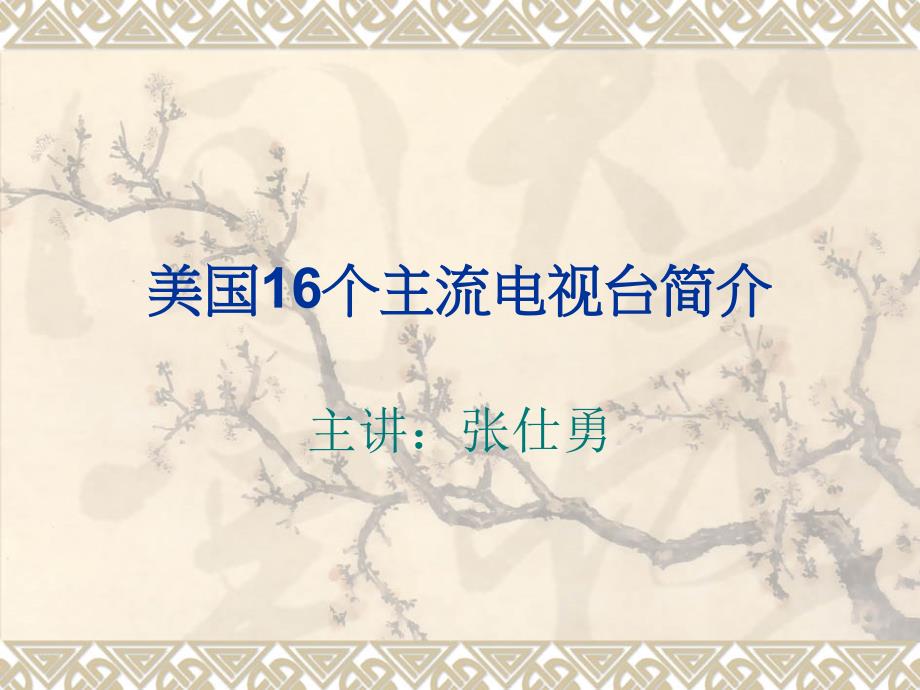美国16个主流电视台简介_第1页
