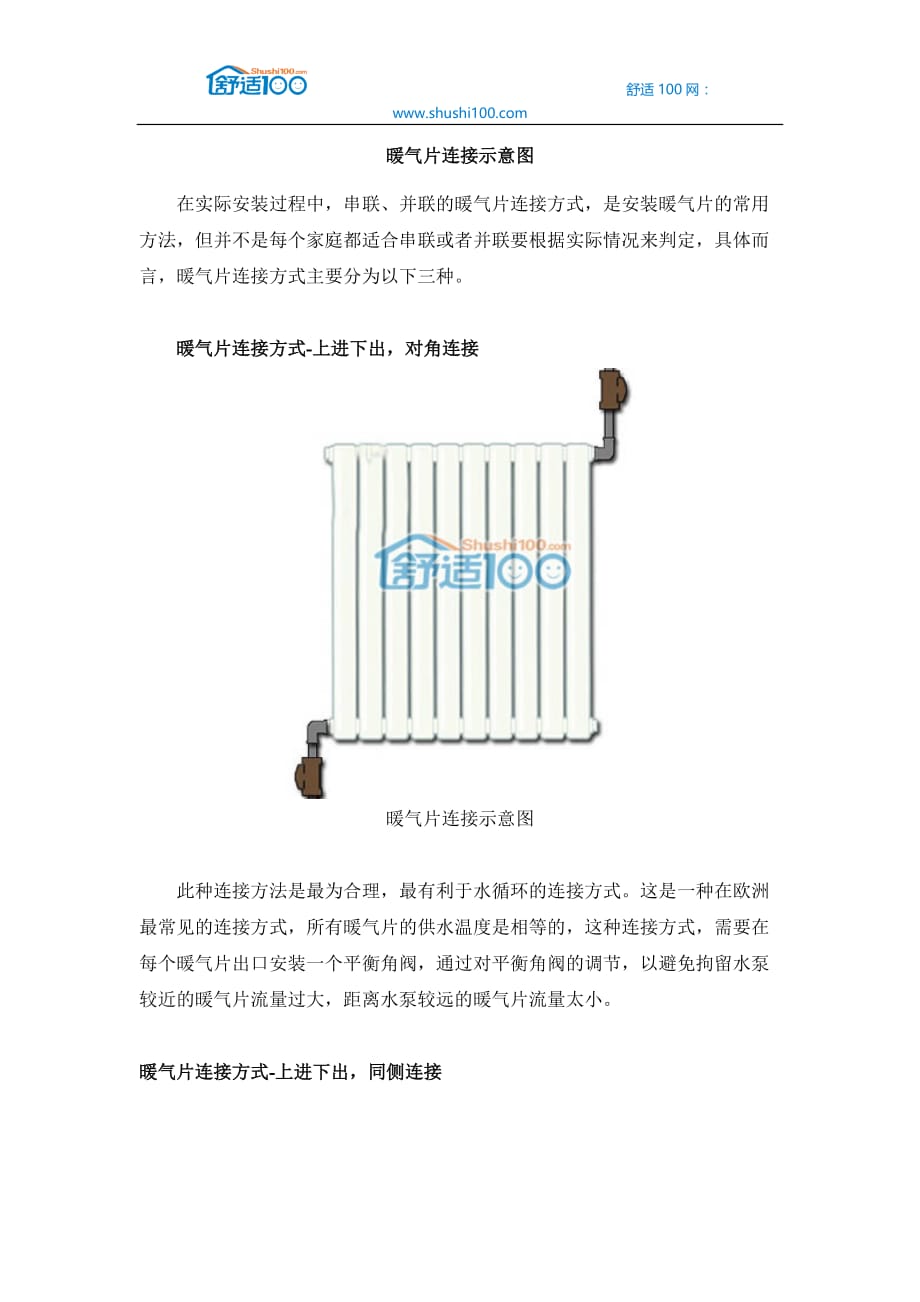 暖气片连接示意图.doc_第1页
