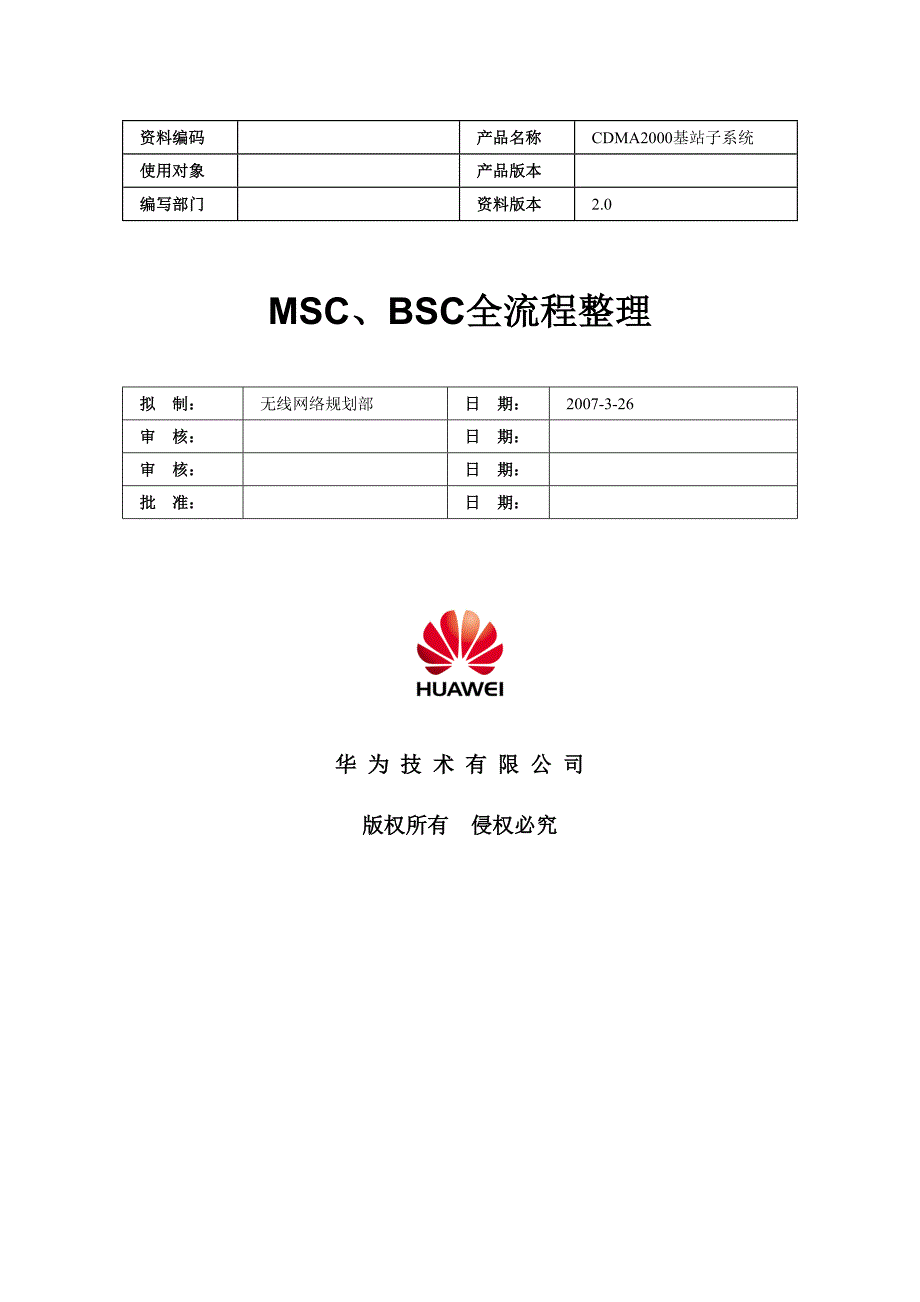 CDMA呼叫详细流程_第1页