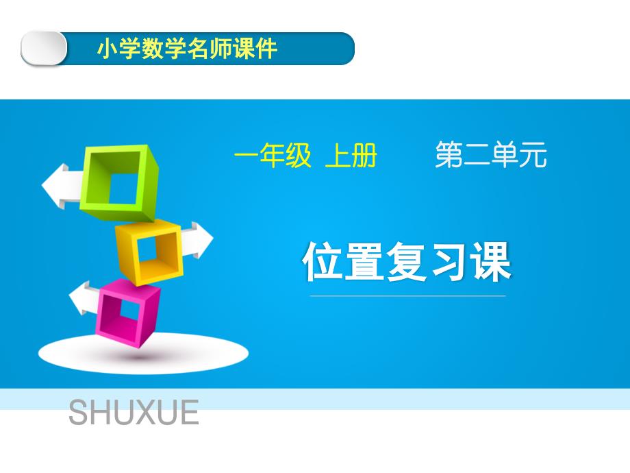 新人教版一年级上册数学第二单元《位置复习课》名师教学课件_第1页