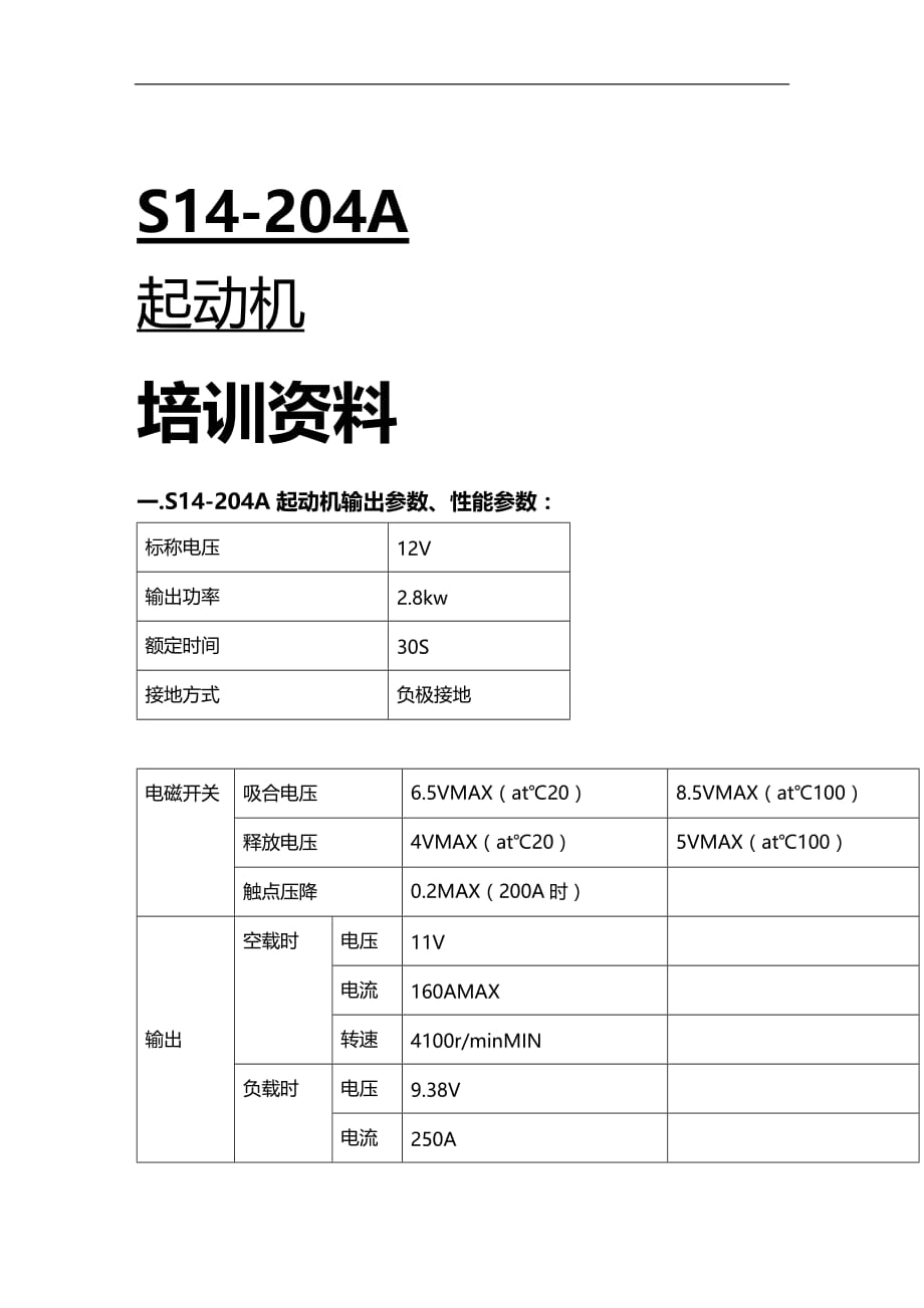 2020年企业培训起动机培训_第1页
