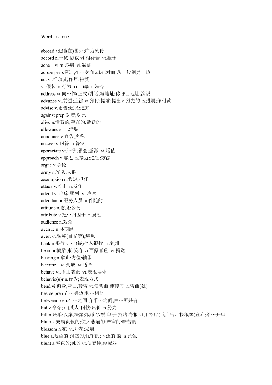 星火考研词汇大全_第1页