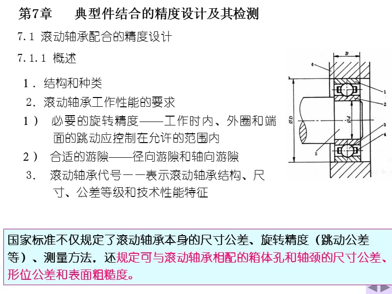 机械精度设计与检测7——轴承、键_第1页