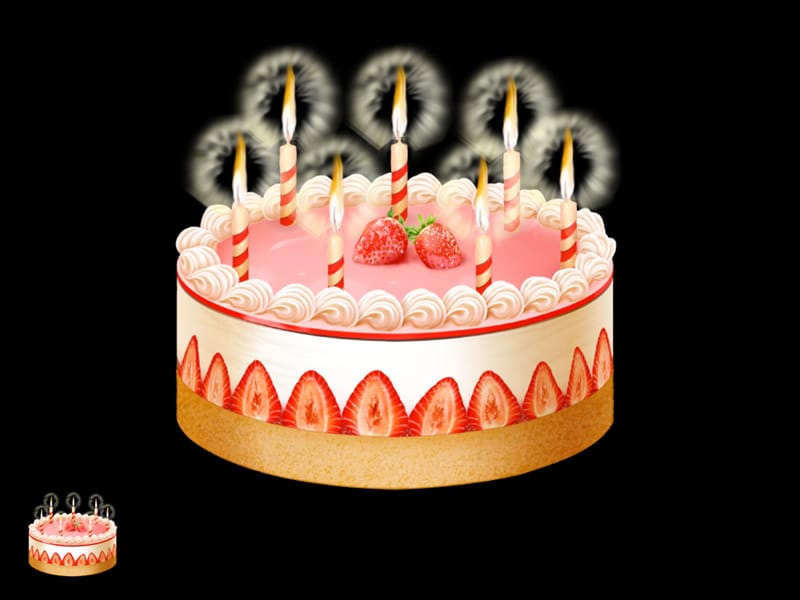 动态生日蛋糕蜡烛教程文件_第1页