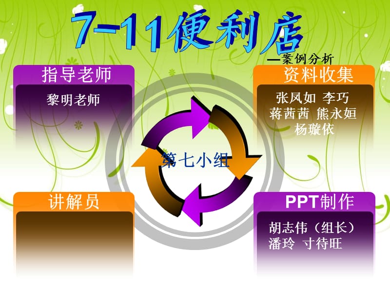 7-11便利店案例分析含成本数据资料教程_第1页