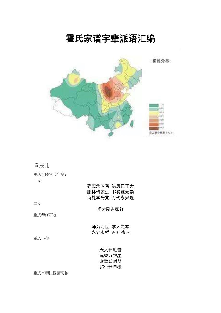 全国各省霍氏辈分收集_第1页