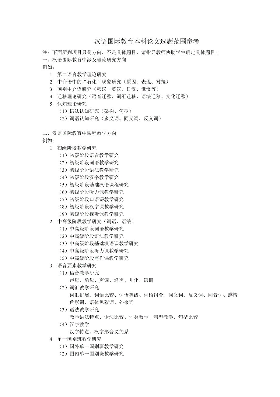 1739编号汉语国际教育本科论文参考选题_第1页