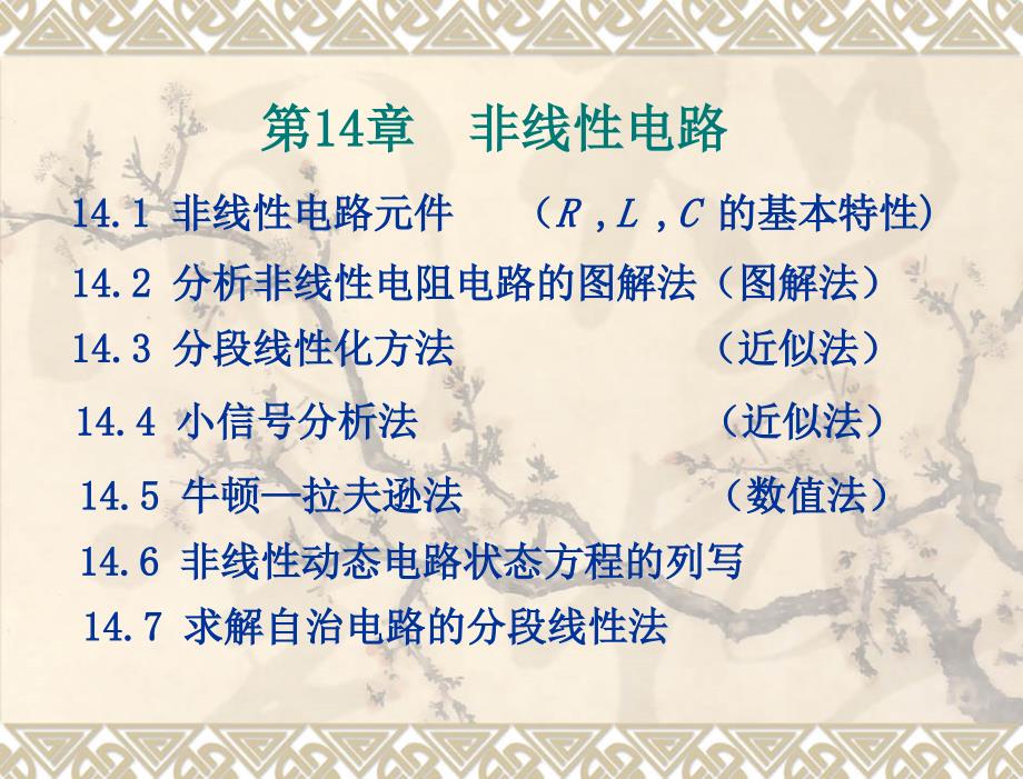 ch14非线性电阻电路00知识课件_第1页