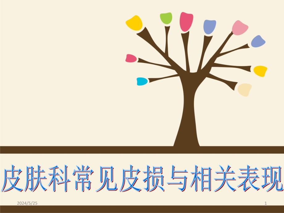 皮肤科常见皮损与相关表现-文档资料_第1页