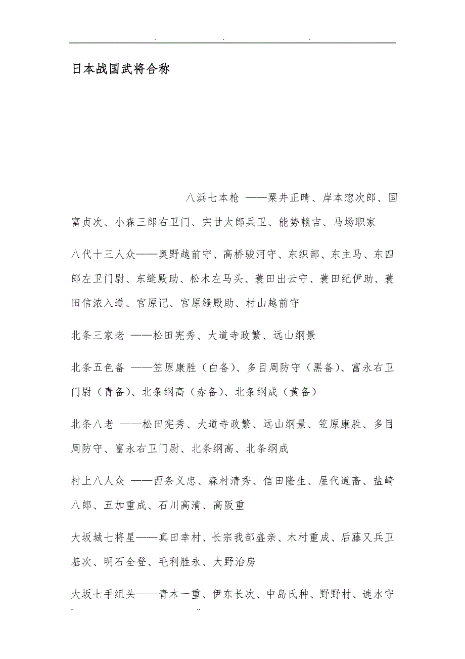 日本战国武将合称_第1页