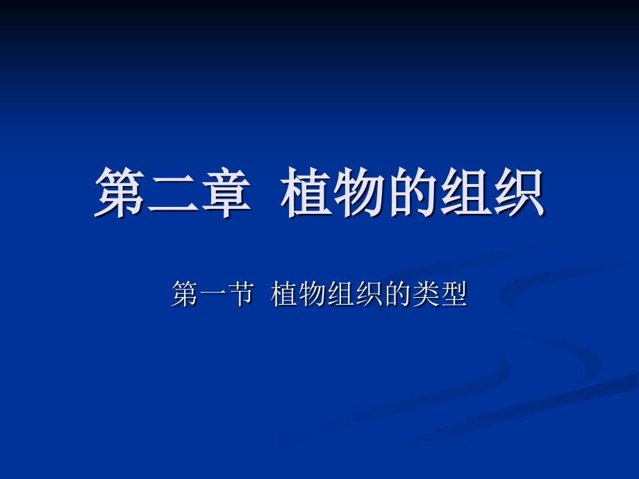 植物的组织课件_第1页