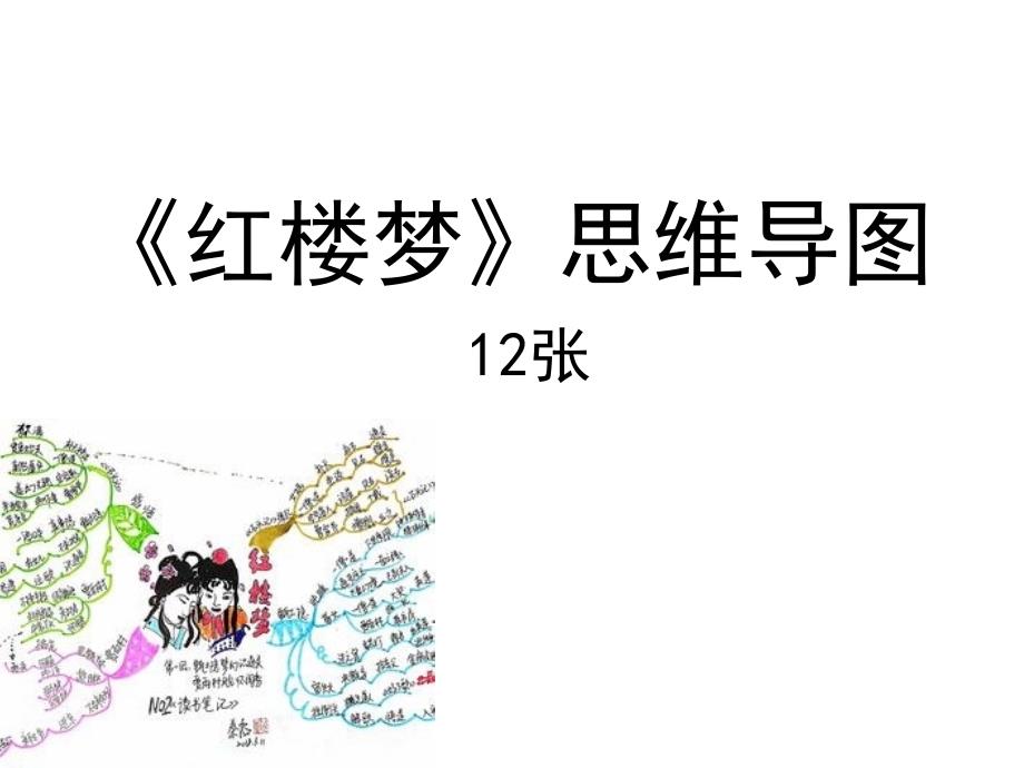 红楼梦 思维导图(最新编写)_第1页