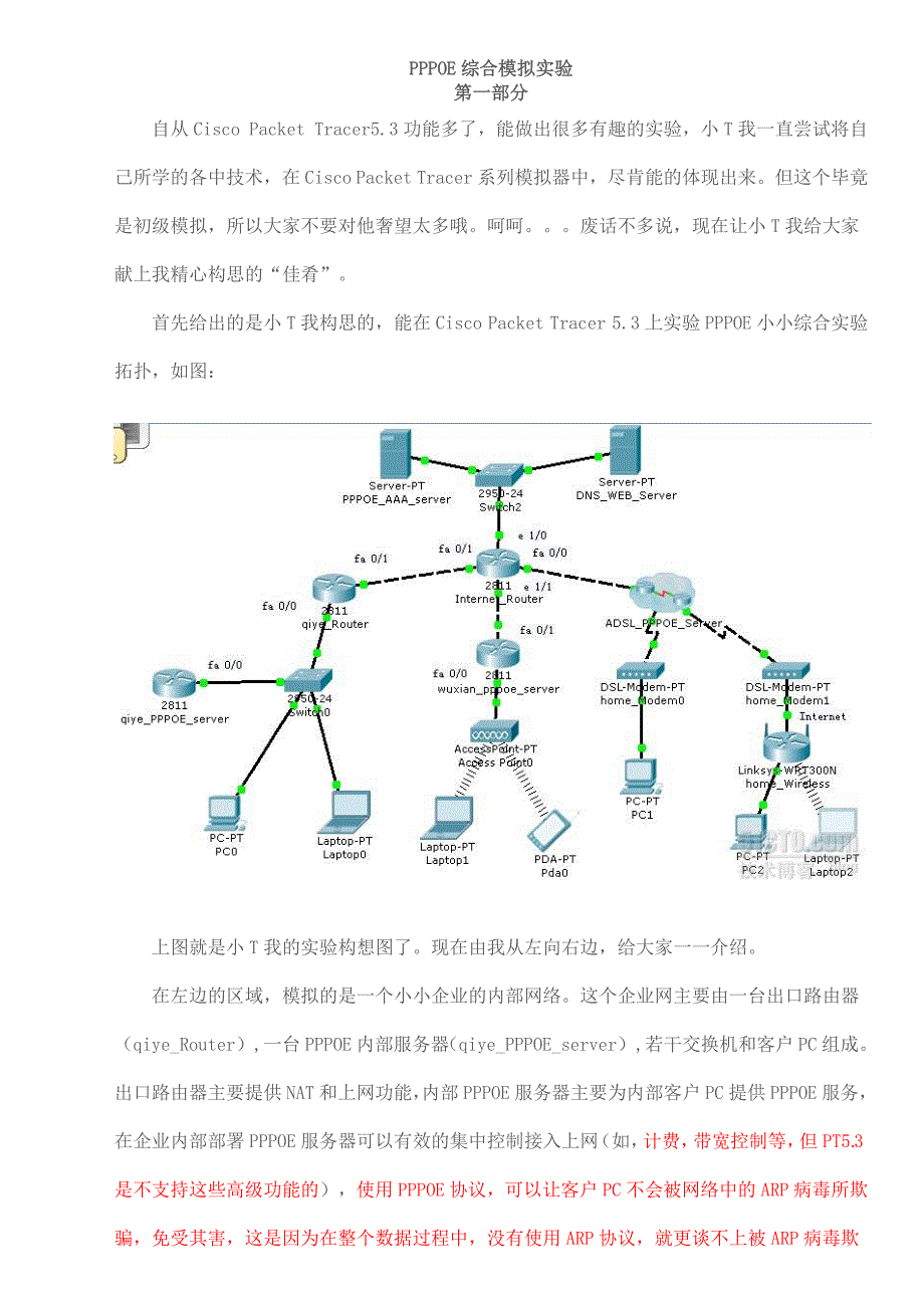 183编号PPPOE综合模拟实验_第1页