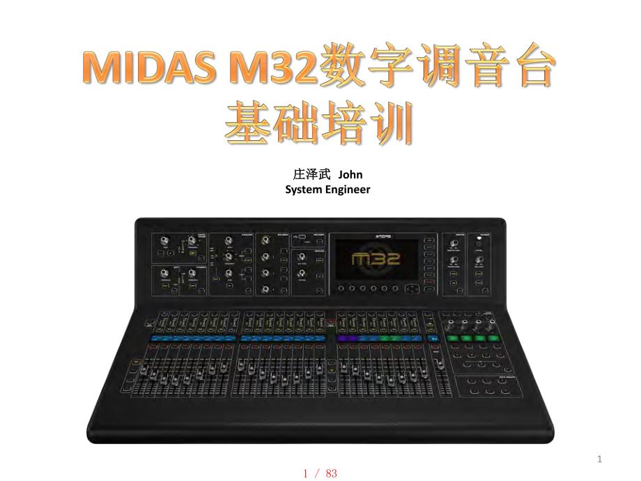 M32调音台基础[规整]_第1页