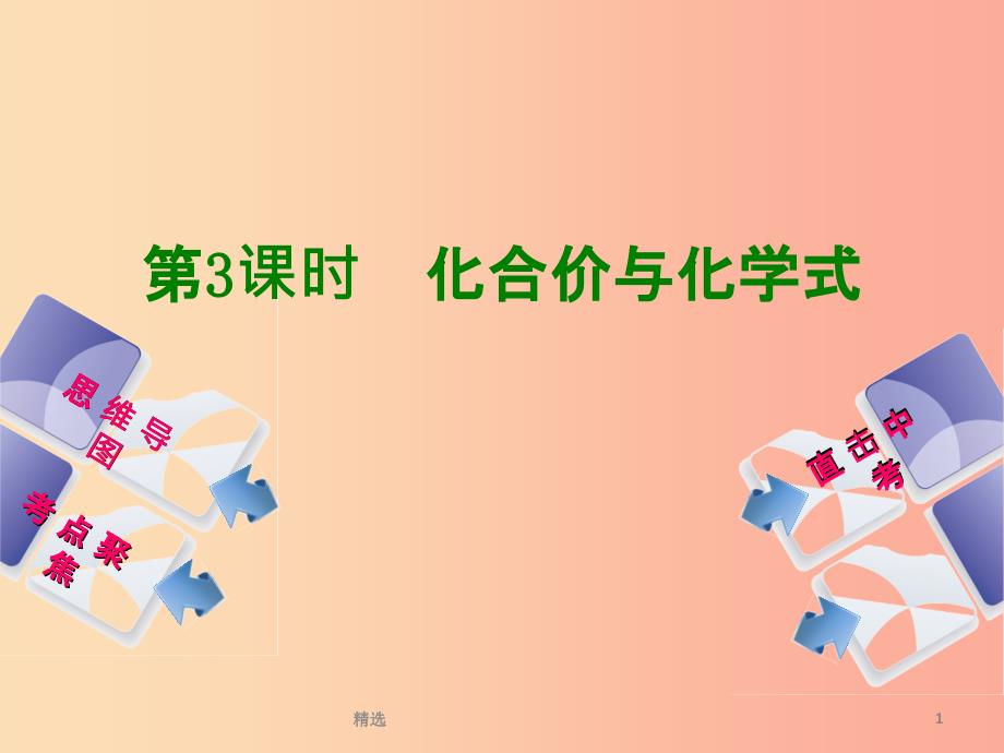 （包头专版）201X年中考化学复习方案 第3课时 化合价与化学式课件_第1页