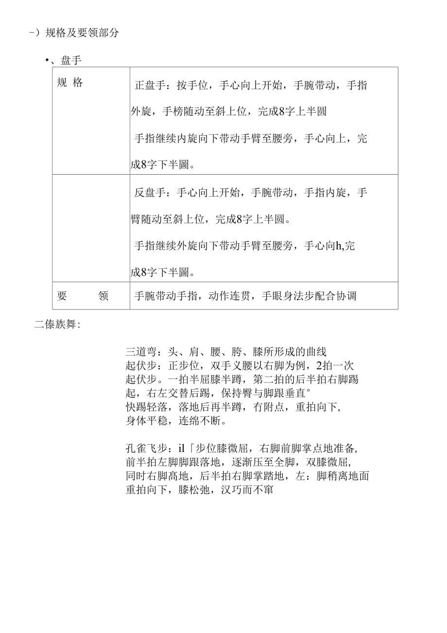 北京舞蹈学院中国舞教师考级8级教学法（精选）_第1页