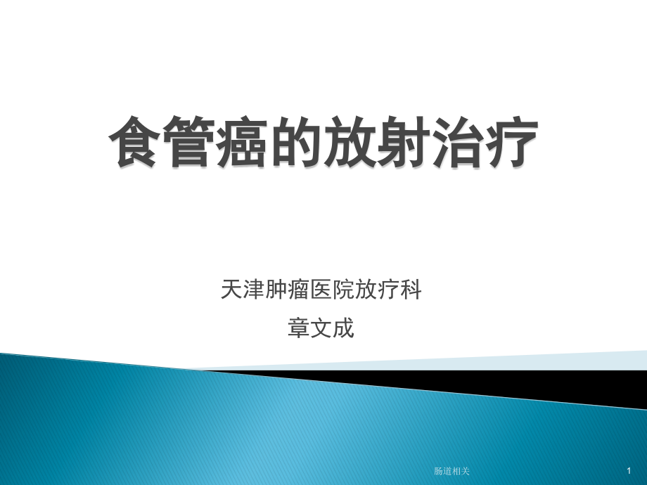 食管癌放射治疗（专业借鉴）_第1页