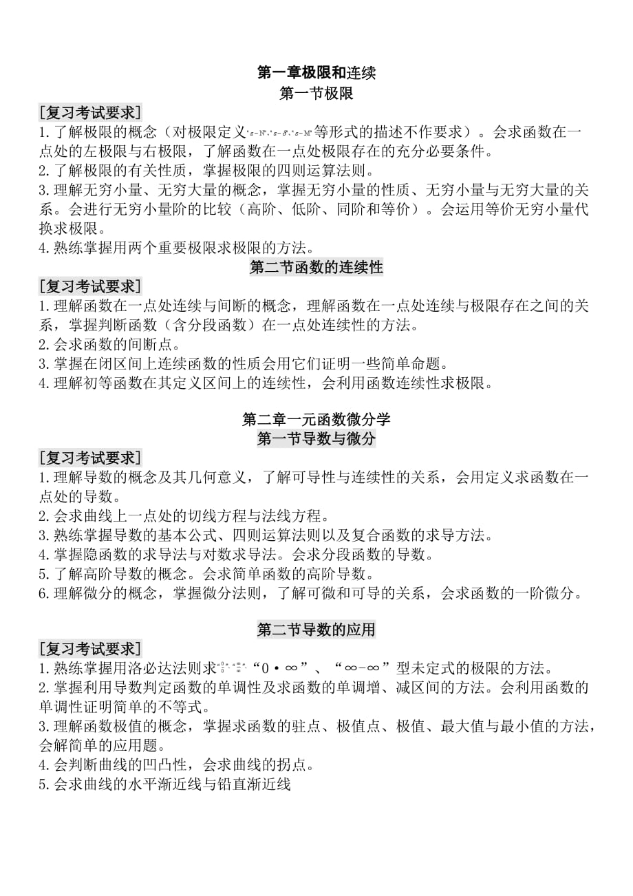 耶鲁教育专升本《高数》复习精选_第1页