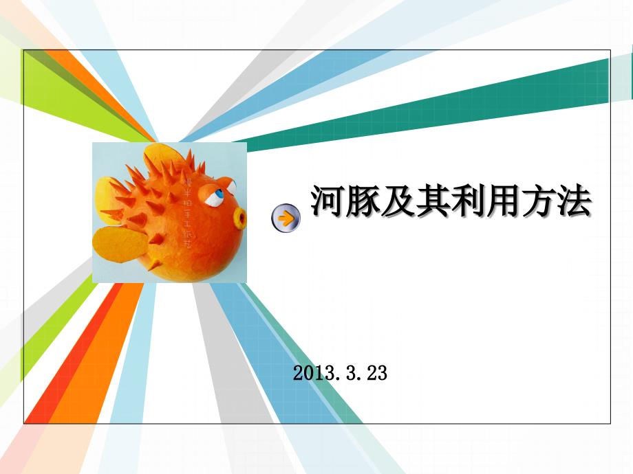 河豚及其利用方法_第1页