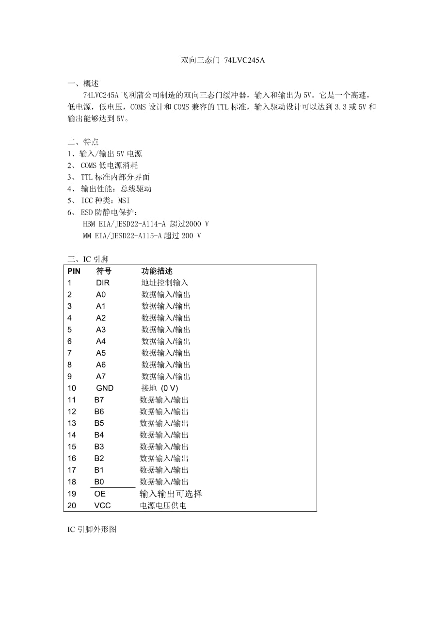 第三十八节双向三态门74LVC245A_第1页