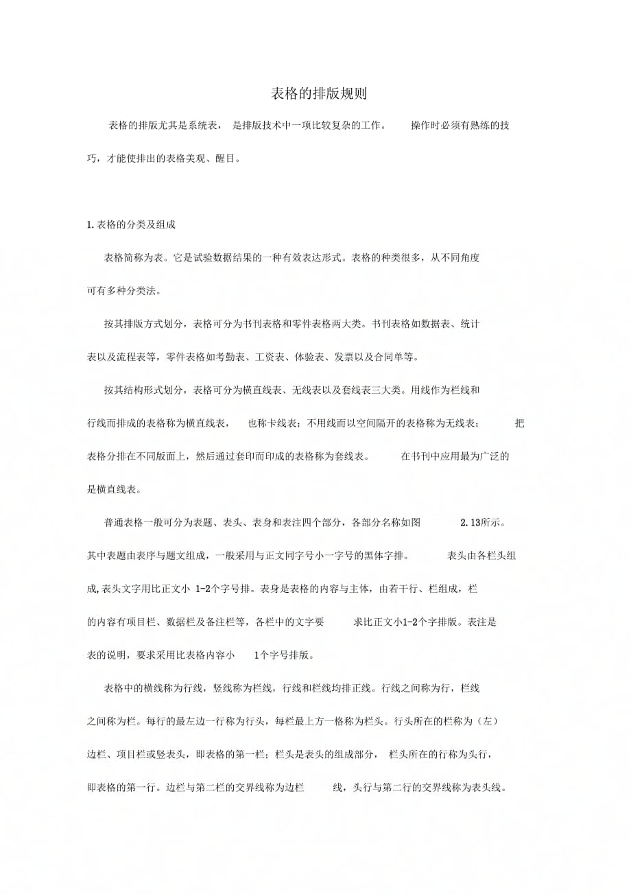 《表格排版规则》_第1页
