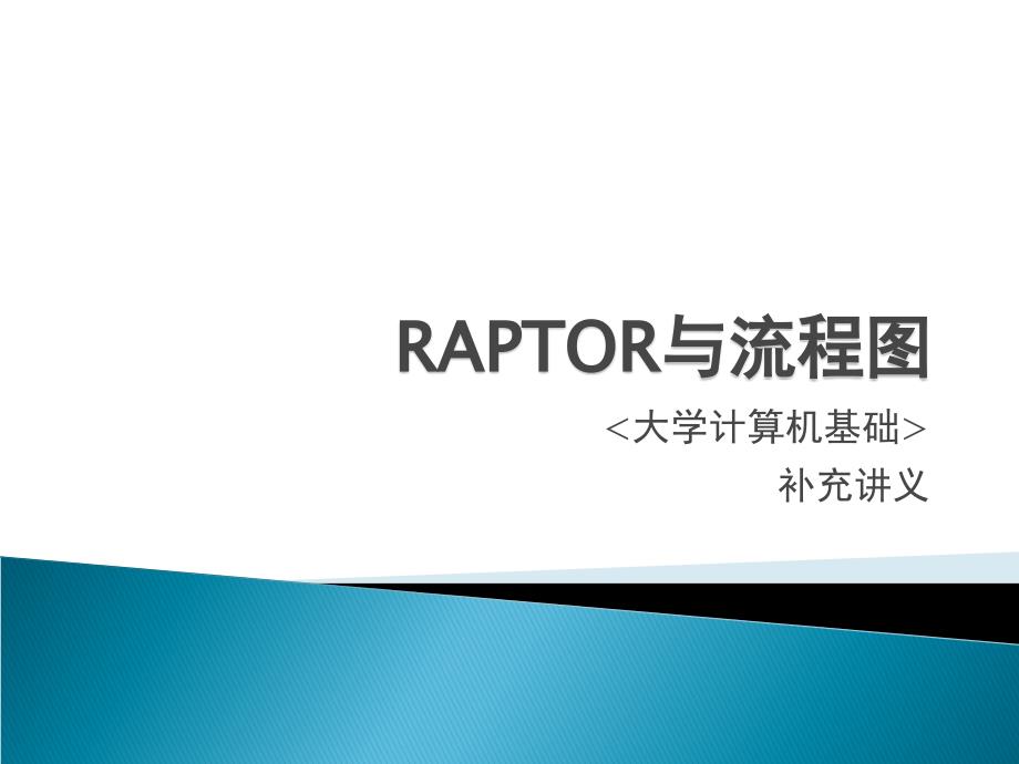 RAPTOR与流程图_第1页