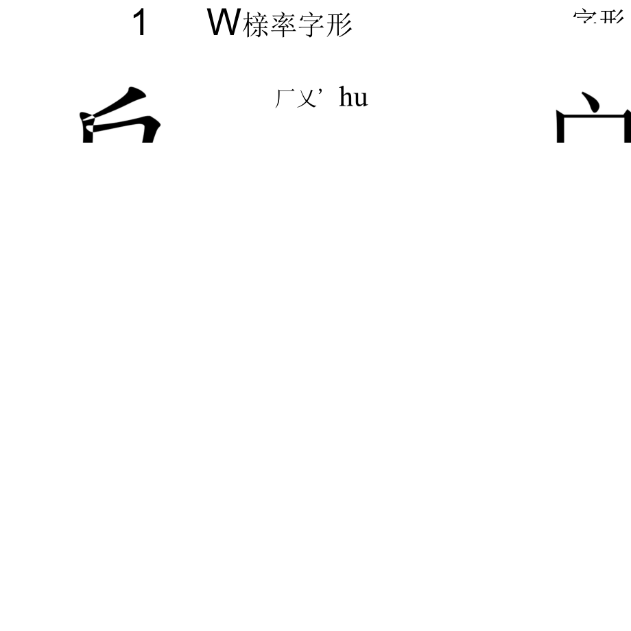 分享漢字的智慧 之“戶”字_第1页