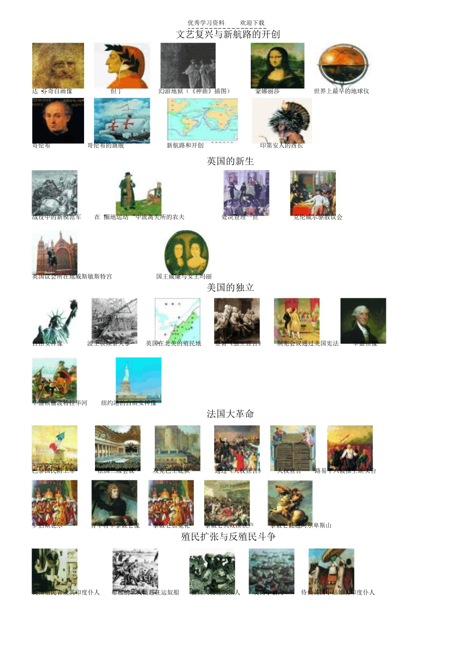 【历史】九年级上册历史课本上插图图片_第1页