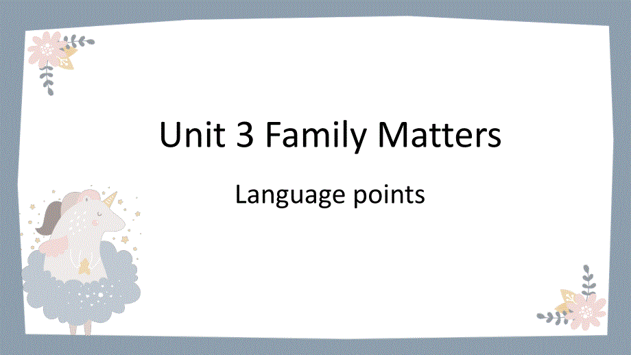 Unit 3 language points 课件 高一英语外研版必修第一册_第1页