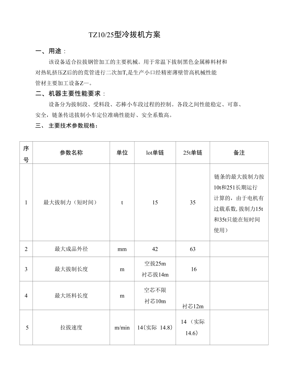 TZ10-25冷拔机方案_第1页