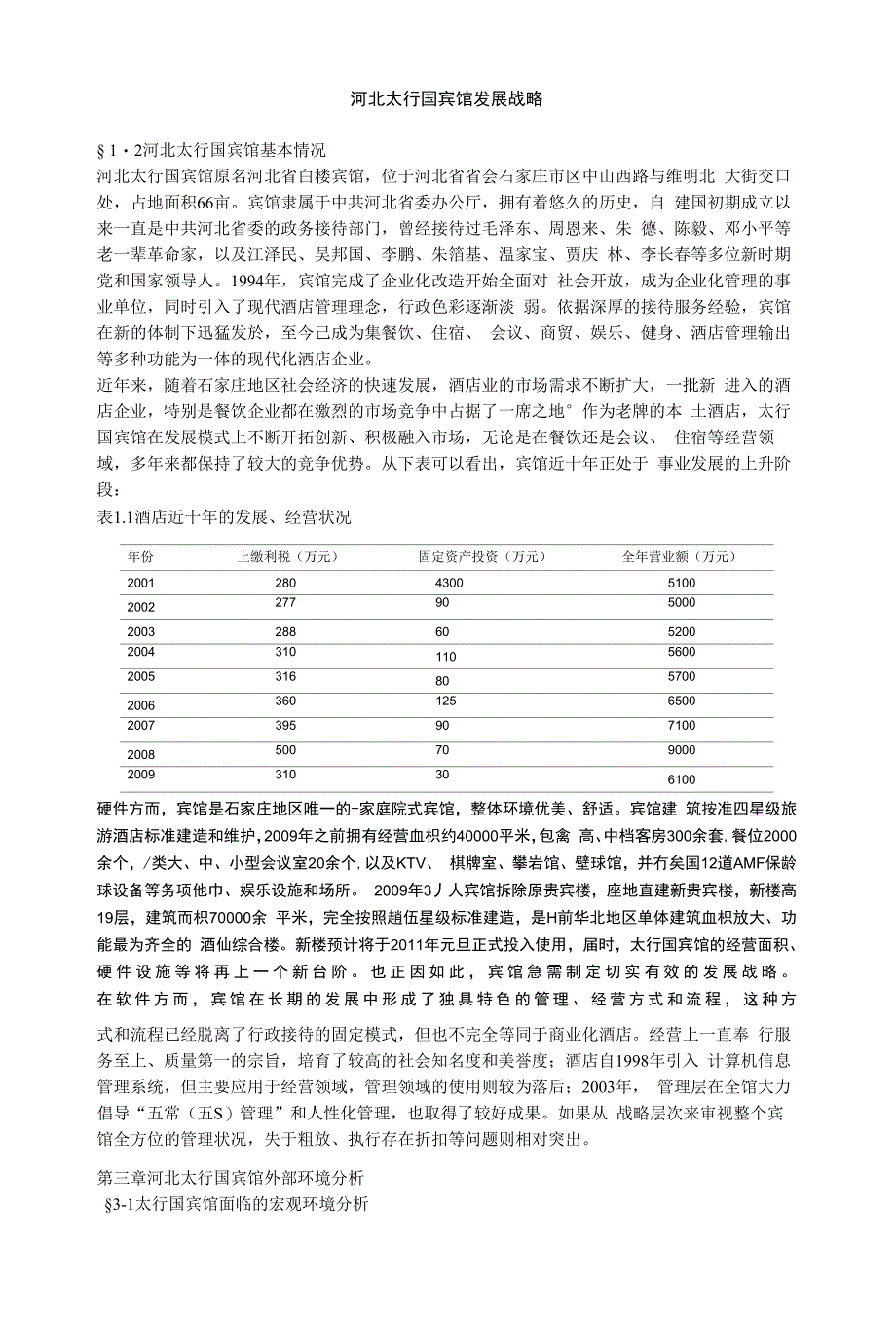 河北太行国宾馆发展战略_第1页
