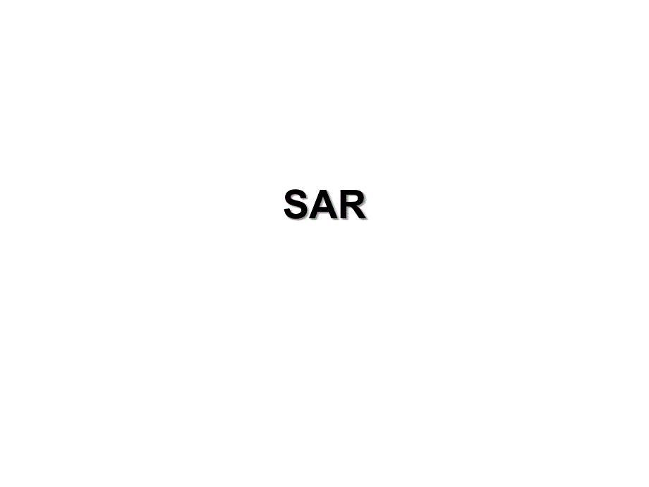 sar的介绍和测演示课件_第1页