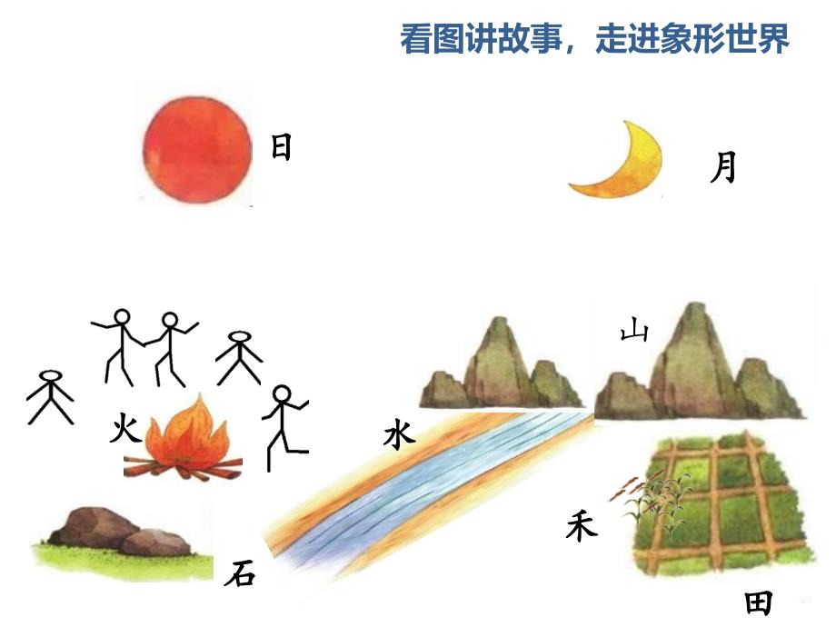 部编版一年级语文上册第一单元日月水土_第1页