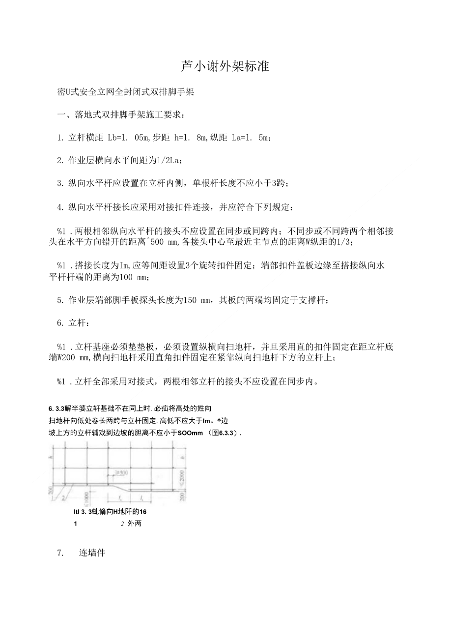 芦小谢外架标准_第1页