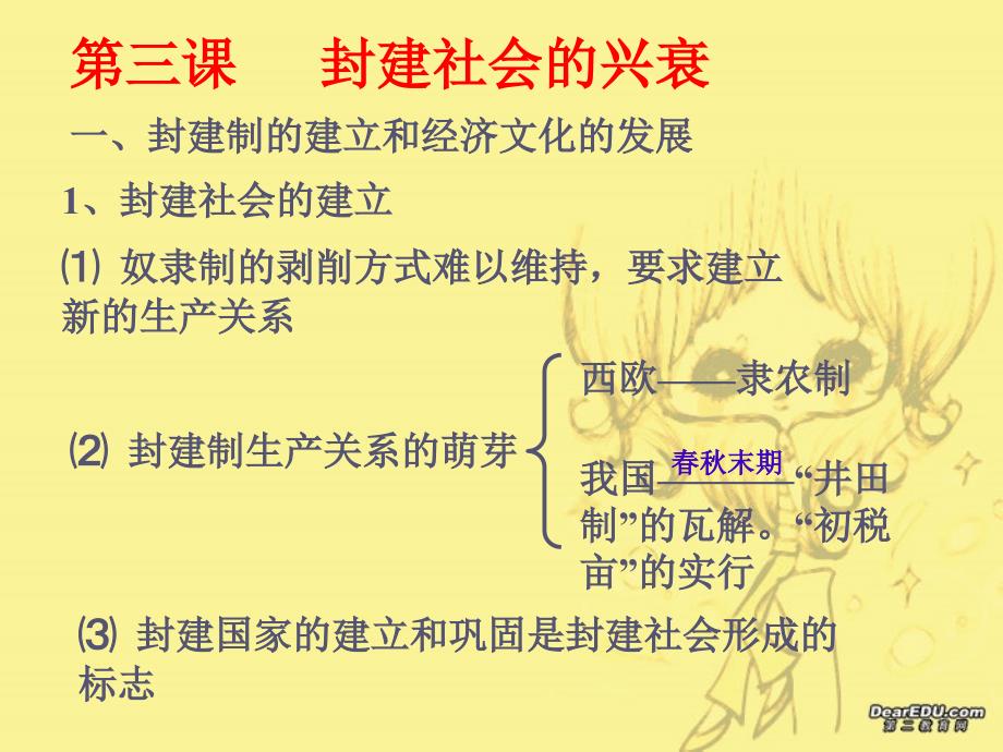 九年级政治复习课件 封建社会的兴衰 人教版 课件_第1页