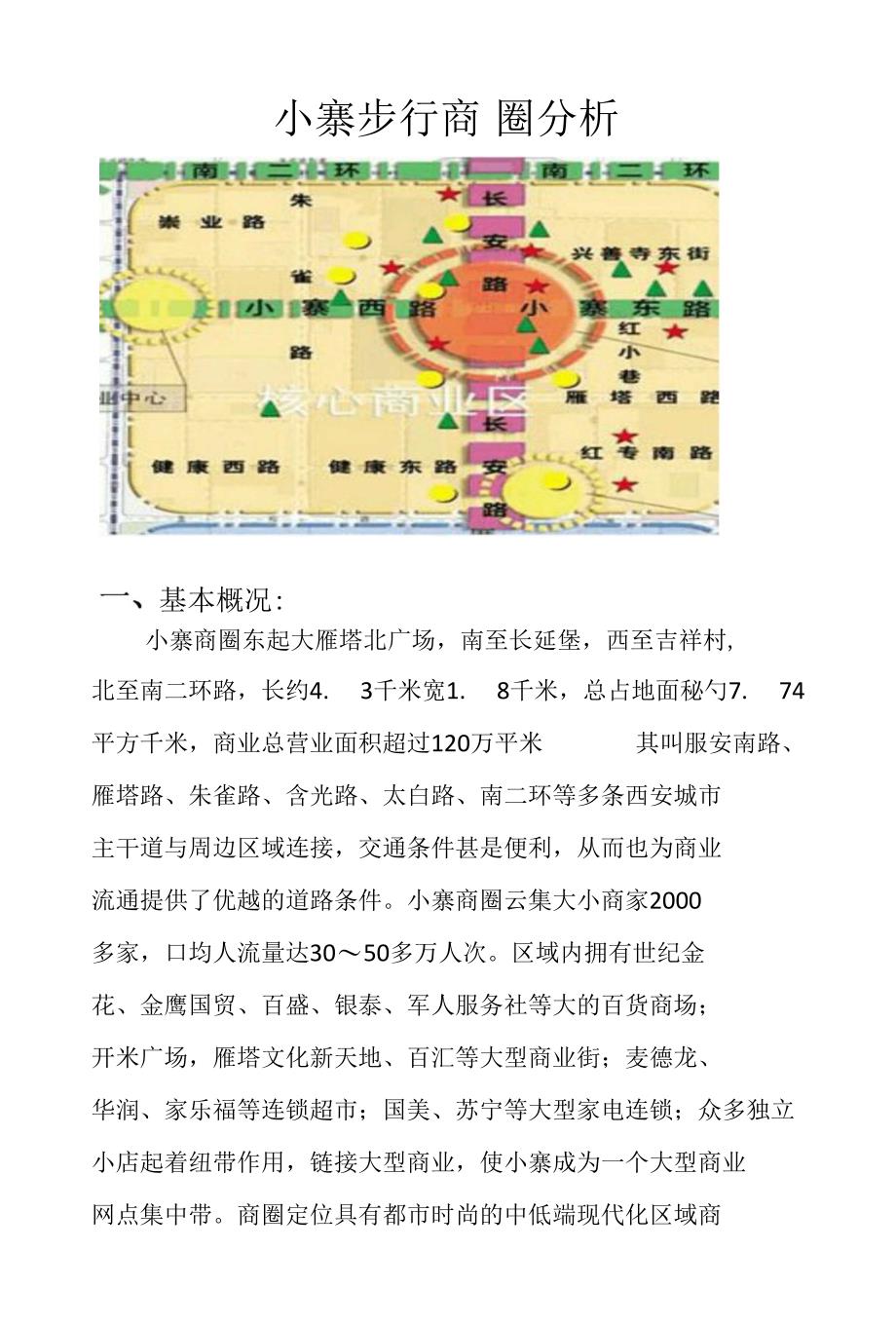 小寨步行商圈分析_第1页