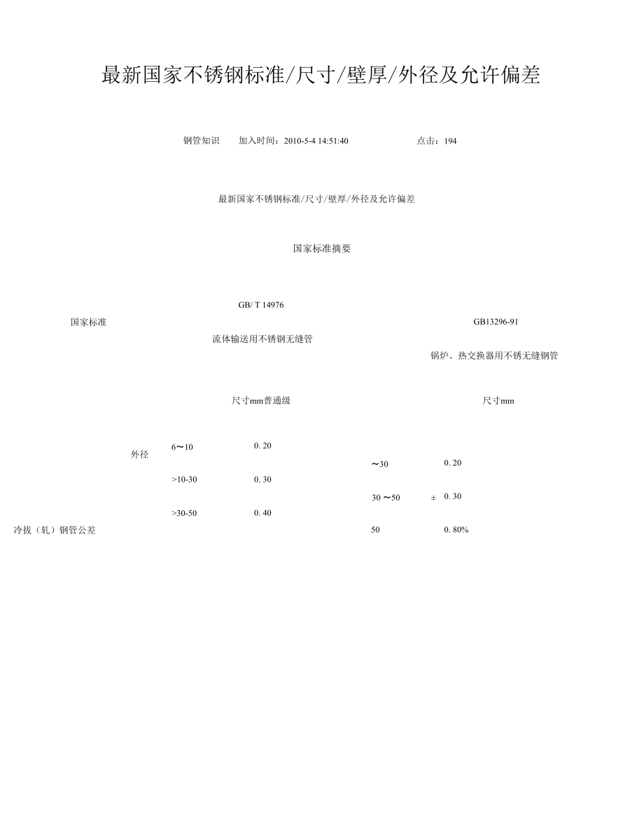 论文最新国家不锈钢标准定稿_第1页