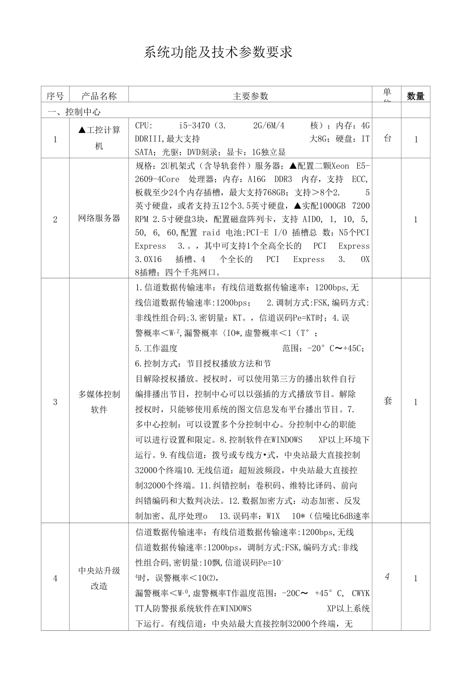 系统功能及技术参数要求_第1页