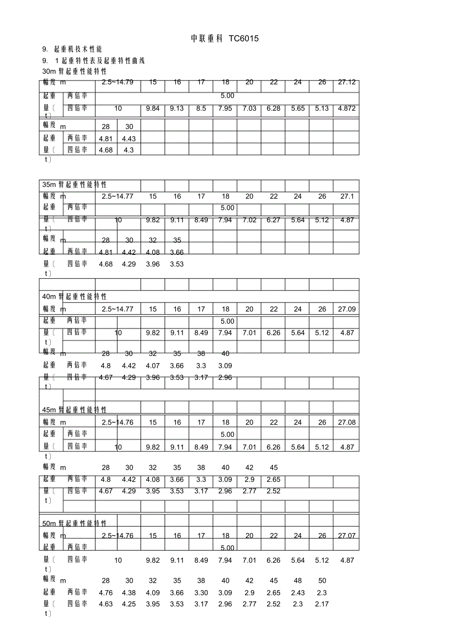 中联6015塔吊_第1页