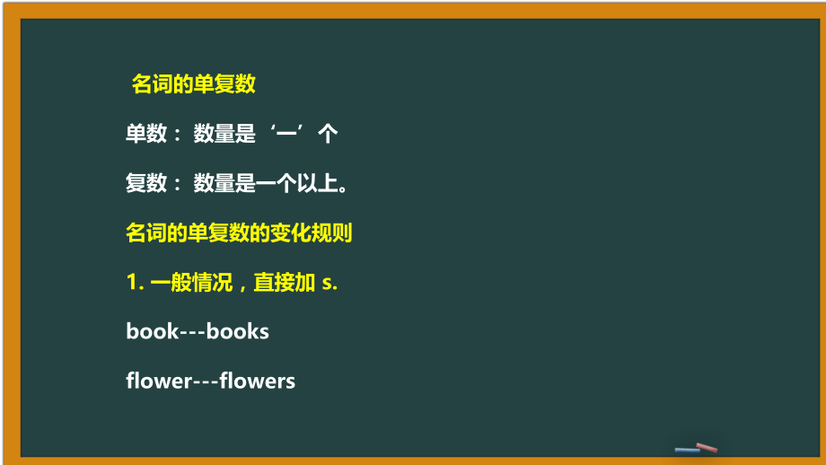2021-2022学年英语四年级上册-译林版（三起）名词单复数（课件）_第1页