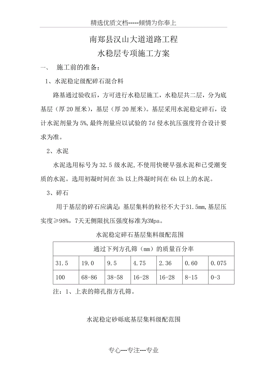 水稳层专项施工方案(共15页)_第1页