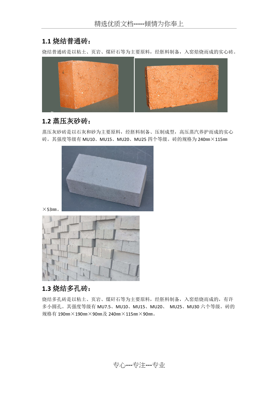 砖种类(附图)(共2页)_第1页
