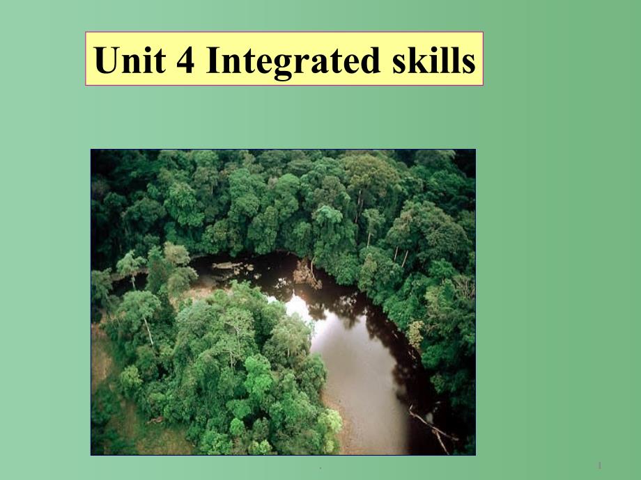 八年级英语上册 8A Unit 4 Wild animals Integrated skills课件 人教新目标版_第1页